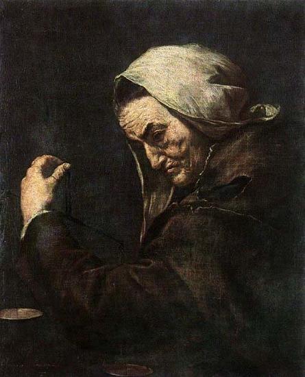 Jusepe de Ribera An Old Money-Lender oil painting image